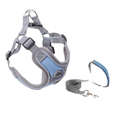 Luminous Adjustable Collar Leash Dog Harness