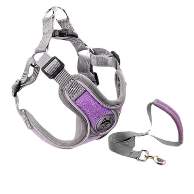 Luminous Adjustable Collar Leash Dog Harness