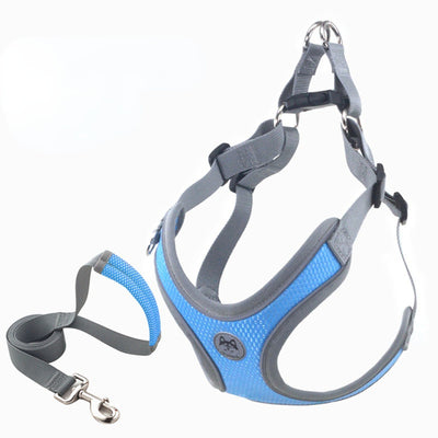 Luminous Adjustable Collar Leash Dog Harness