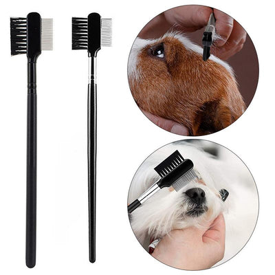 Pet Double-Sided Eye Grooming Brush