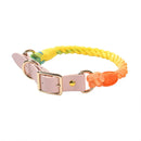 Colorful PU Leather Dog Collars Leash