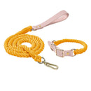 Colorful PU Leather Dog Collars Leash