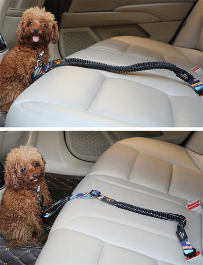 Premium Durable Dog Leash Car Seat Belt