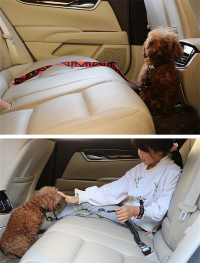 Premium Durable Dog Leash Car Seat Belt